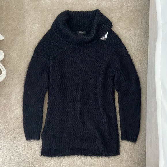 Kenneth Cole Black Cozy Cowl Neck Sweater - New! - Picture 3 of 4
